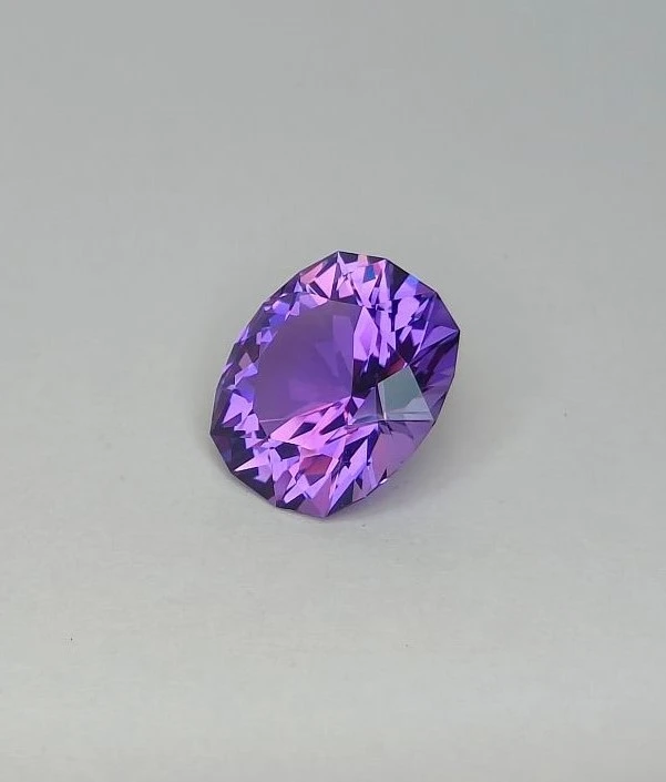 19.32ct Beautiful Natural Amethyst Modified Cushion Cut Faceted Loose Gemstones from Brazil — view 2